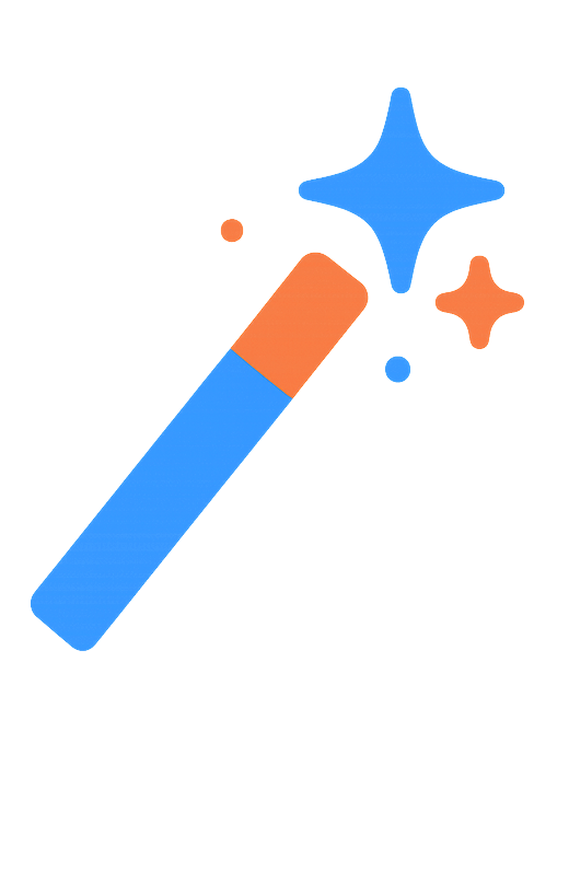 Bacchetta magica con colori Webagrow